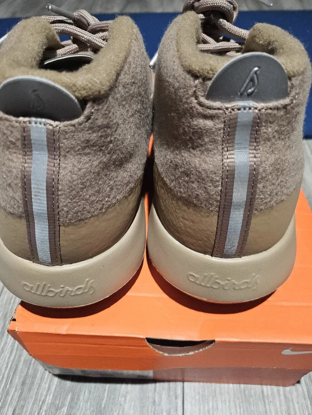 allbirds Men's Wool Runner-up Sneakers in Taupe